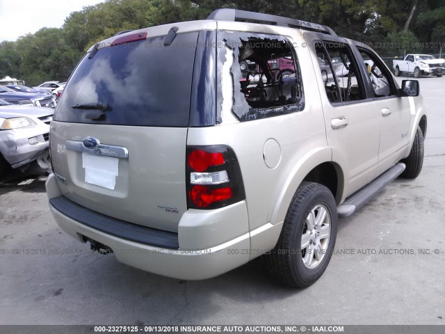 1FMEU73E77UB82773 - 2007 FORD EXPLORER XLT GOLD photo 4