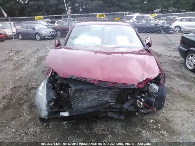 1C3CCBBB0DN580510 - 2013 CHRYSLER 200 TOURING RED photo 6