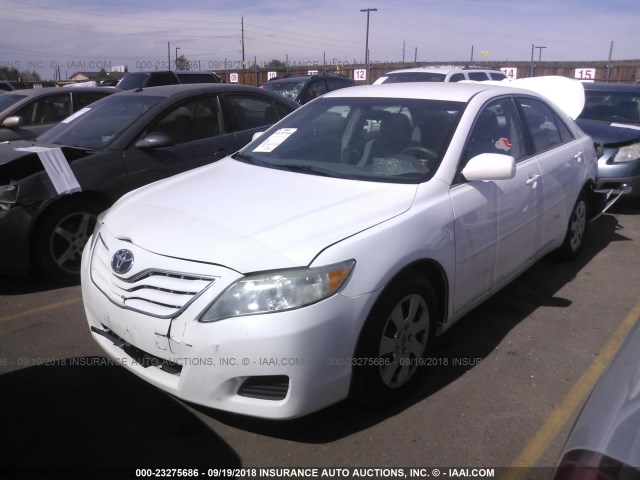 4T4BF3EK5AR055865 - 2010 TOYOTA CAMRY SE/LE/XLE WHITE photo 2