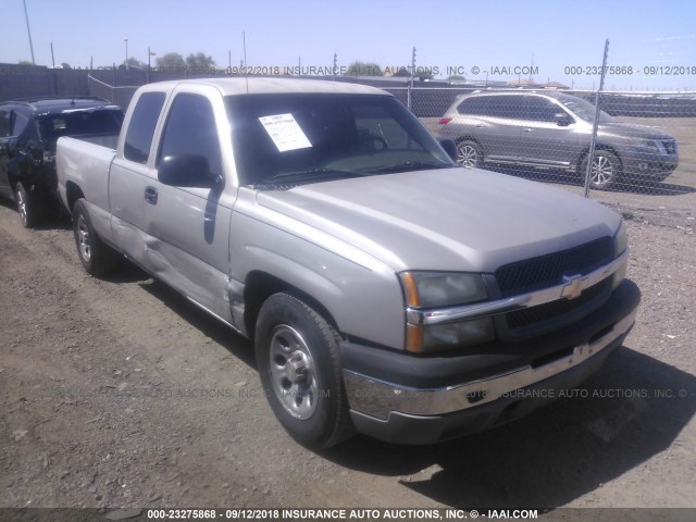 1GCEC19X55Z294968 - 2005 CHEVROLET SILVERADO C1500 GRAY photo 1