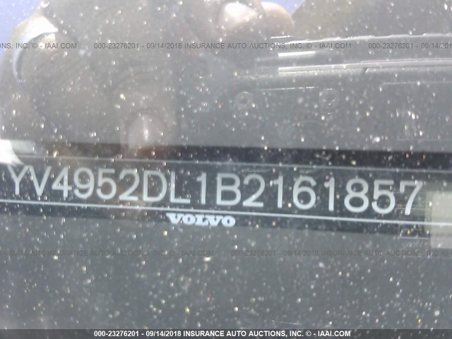 YV4952DL1B2161857 - 2011 VOLVO XC60 3.2 BLACK photo 9