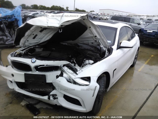 WBA4A5C56FGK16161 - 2015 BMW 428 I/GRAN COUPE WHITE photo 2