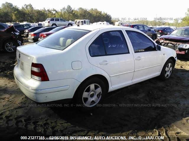 3VWRK69M35M064271 - 2005 VOLKSWAGEN JETTA GL WHITE photo 4