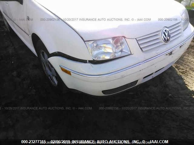 3VWRK69M35M064271 - 2005 VOLKSWAGEN JETTA GL WHITE photo 6