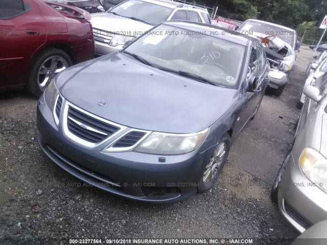 YS3FB49Y981151583 - 2008 SAAB 9-3 2.0T GRAY photo 2