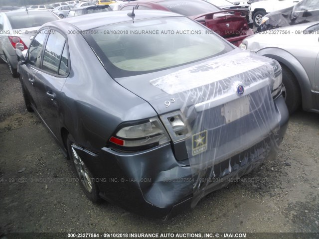 YS3FB49Y981151583 - 2008 SAAB 9-3 2.0T GRAY photo 6