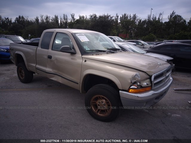 1D7HG42NX3S116013 - 2003 DODGE DAKOTA SLT TAN photo 1