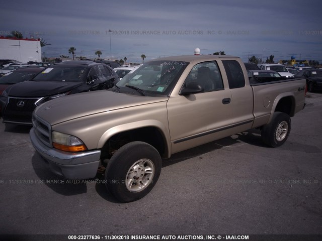 1D7HG42NX3S116013 - 2003 DODGE DAKOTA SLT TAN photo 2