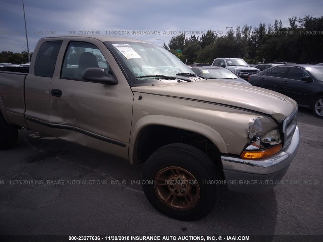 1D7HG42NX3S116013 - 2003 DODGE DAKOTA SLT TAN photo 6