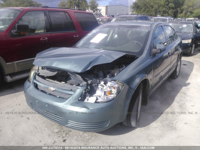 1G1AF5F58A7166139 - 2010 CHEVROLET COBALT 2LT BLUE photo 2