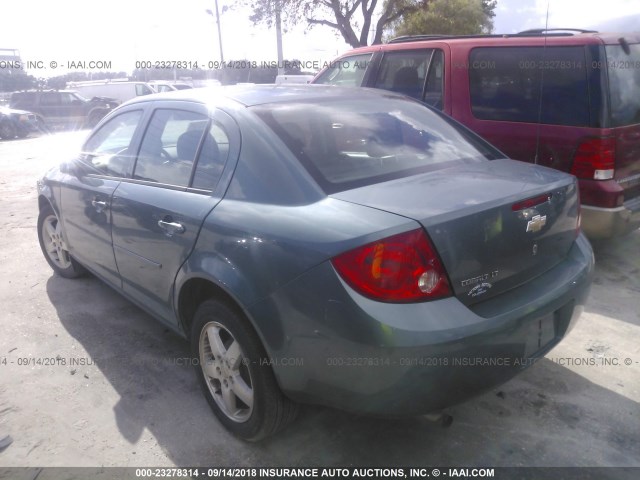 1G1AF5F58A7166139 - 2010 CHEVROLET COBALT 2LT BLUE photo 3