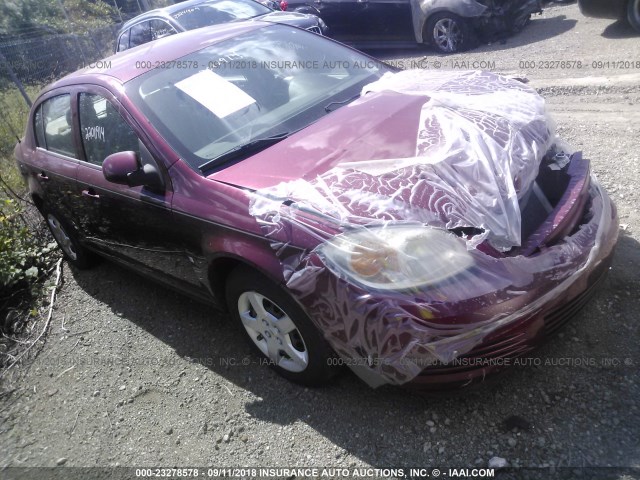 1G1AL58F987123177 - 2008 CHEVROLET COBALT LT MAROON photo 1