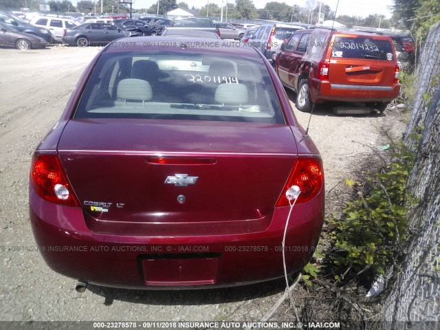 1G1AL58F987123177 - 2008 CHEVROLET COBALT LT MAROON photo 4