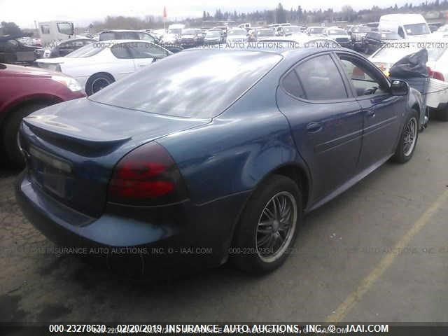 2G2WP552361280138 - 2006 PONTIAC GRAND PRIX BLUE photo 4
