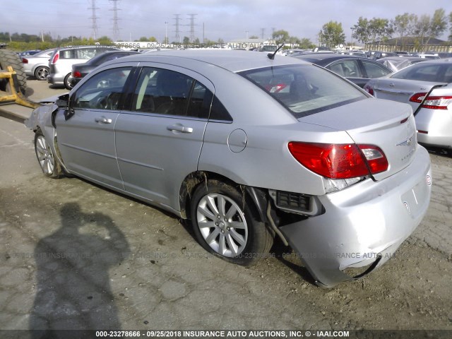 1C3CC5FD2AN192459 - 2010 CHRYSLER SEBRING LIMITED SILVER photo 3