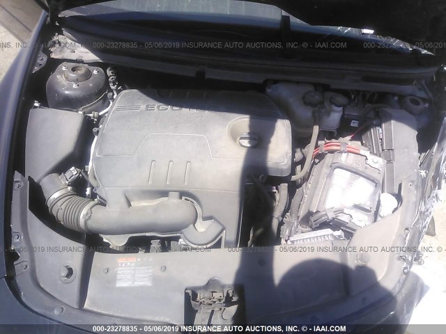 1G1ZC5E08CF310671 - 2012 CHEVROLET MALIBU 1LT 黑色 照片 10