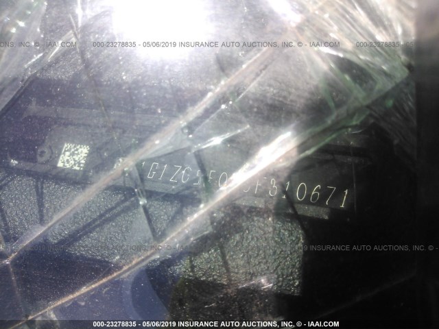 1G1ZC5E08CF310671 - 2012 CHEVROLET MALIBU 1LT 黑色 照片 9