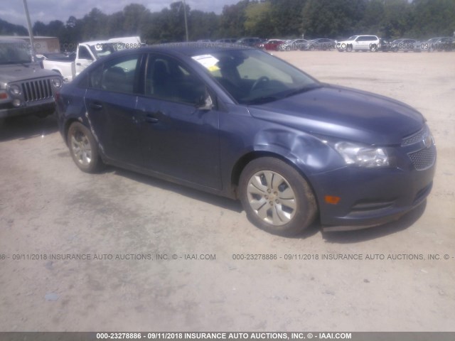 1G1PA5SH2D7113725 - 2013 CHEVROLET CRUZE LS BLUE photo 1