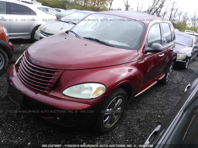 3C8FY68BX5T624828 - 2005 CHRYSLER PT CRUISER LIMITED RED photo 2