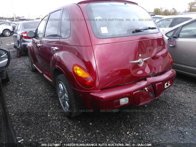 3C8FY68BX5T624828 - 2005 CHRYSLER PT CRUISER LIMITED RED photo 3