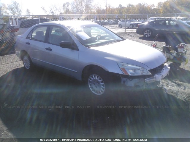 1HGCM56167A147525 - 2007 HONDA ACCORD VALUE SILVER photo 1