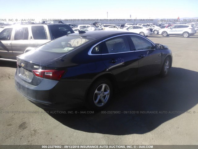 1G1ZB5STXGF336941 - 2016 CHEVROLET MALIBU LS 蓝色 照片 4