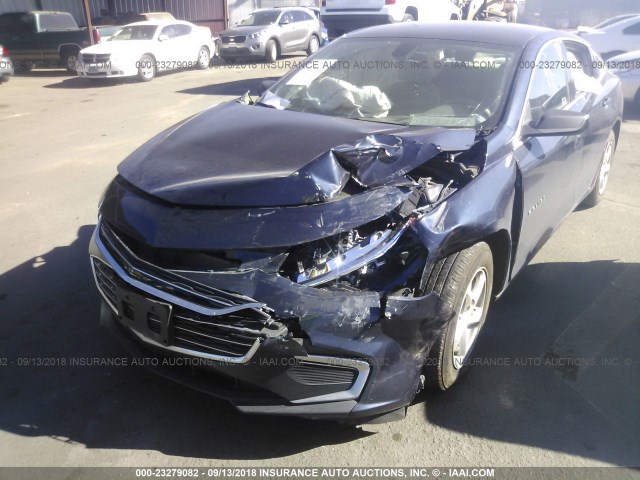 1G1ZB5STXGF336941 - 2016 CHEVROLET MALIBU LS 蓝色 照片 6