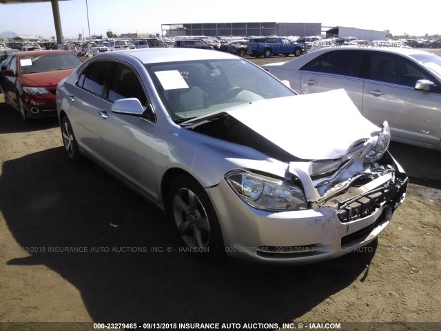 1G1ZC5E05CF357091 - 2012 CHEVROLET MALIBU 1LT SILVER photo 1