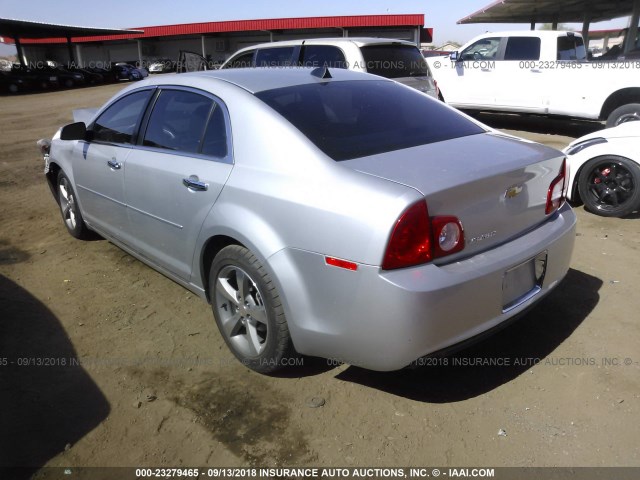1G1ZC5E05CF357091 - 2012 CHEVROLET MALIBU 1LT SILVER photo 3