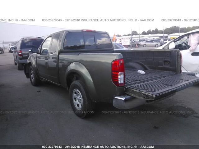 1N6BD06T45C451546 - 2005 NISSAN FRONTIER KING CAB XE GREEN photo 3