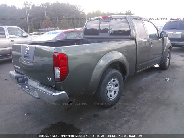 1N6BD06T45C451546 - 2005 NISSAN FRONTIER KING CAB XE GREEN photo 4