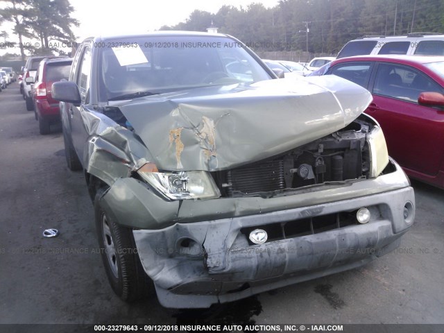 1N6BD06T45C451546 - 2005 NISSAN FRONTIER KING CAB XE GREEN photo 6