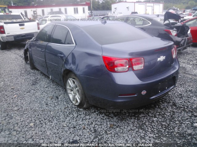 1G11C5SAXDF339052 - 2013 CHEVROLET MALIBU 1LT 蓝色 照片 3
