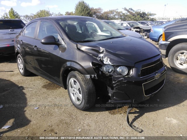 1G1JA5SH4D4193116 - 2013 CHEVROLET SONIC LS 黑色 照片 1