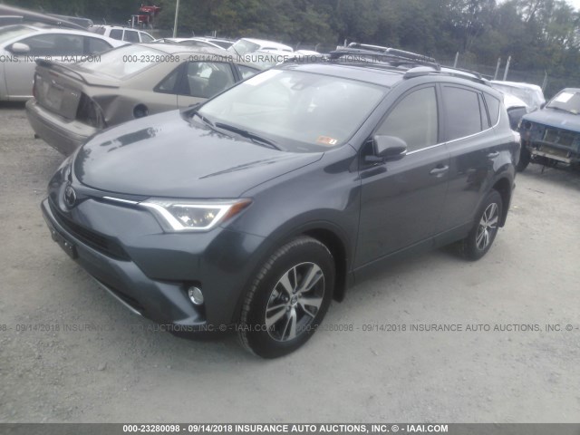 JTMRFREV0JD247477 - 2018 TOYOTA RAV4 ADVENTURE/XLE 灰色 照片 2