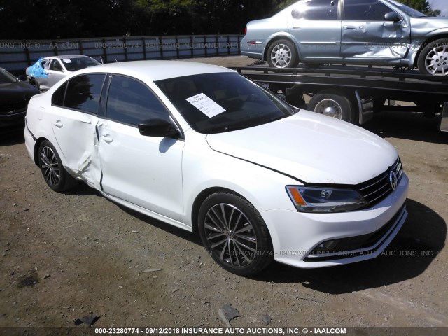 3VWB17AJ0GM414955 - 2016 VOLKSWAGEN JETTA SPORT WHITE photo 1