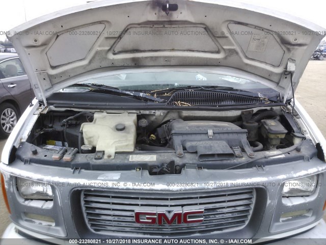 1GTHG35R2Y1237909 - 2000 GMC SAVANA G3500 WHITE photo 10