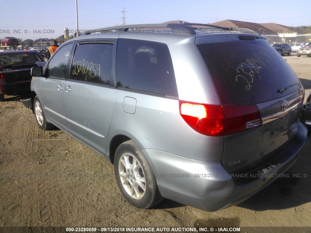 5TDZA22C65S311606 - 2005 TOYOTA SIENNA XLE/XLE LIMITED BLUE photo 3