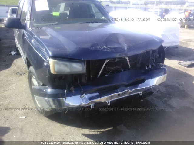 2GCEC13T661121587 - 2006 CHEVROLET SILVERADO C1500 BLUE photo 6