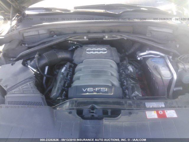 WA1KK78R69A011794 - 2009 AUDI Q5 3.2 GRAY photo 10