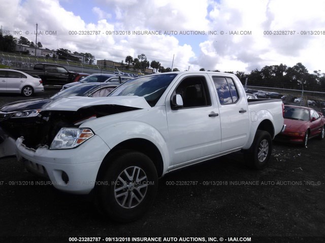 1N6AD0ER7HN708242 - 2017 NISSAN FRONTIER S/SV/SL/PRO-4X WHITE photo 2