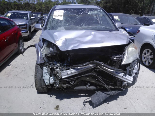 5J6RE3H72AL030428 - 2010 HONDA CR-V EXL SILVER photo 6