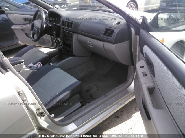 JF1GC43551H500460 - 2001 SUBARU IMPREZA L GRAY photo 5