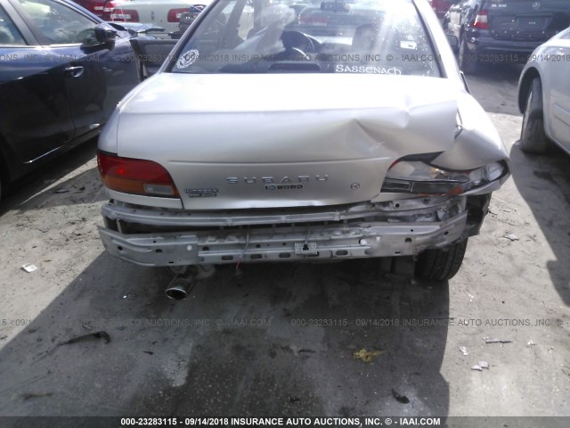 JF1GC43551H500460 - 2001 SUBARU IMPREZA L GRAY photo 6