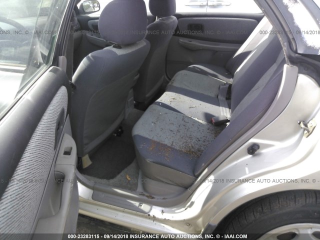 JF1GC43551H500460 - 2001 SUBARU IMPREZA L GRAY photo 8