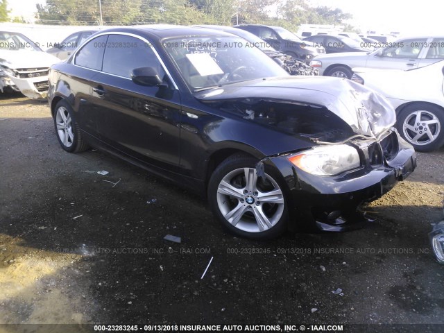 WBAUP7C50DVP24452 - 2013 BMW 128 I BLACK photo 1