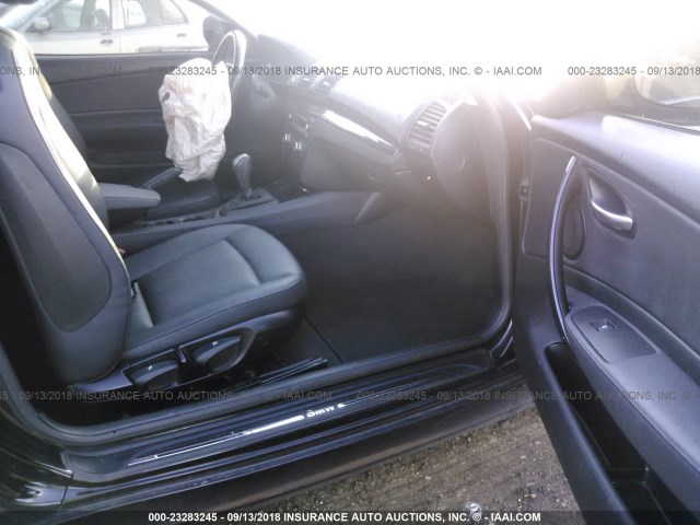 WBAUP7C50DVP24452 - 2013 BMW 128 I BLACK photo 5