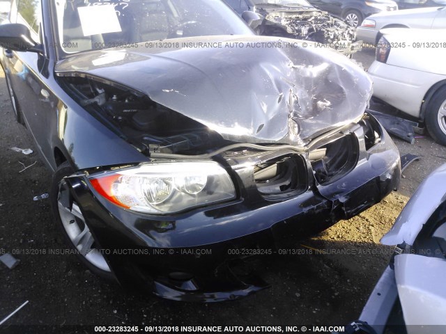 WBAUP7C50DVP24452 - 2013 BMW 128 I BLACK photo 6