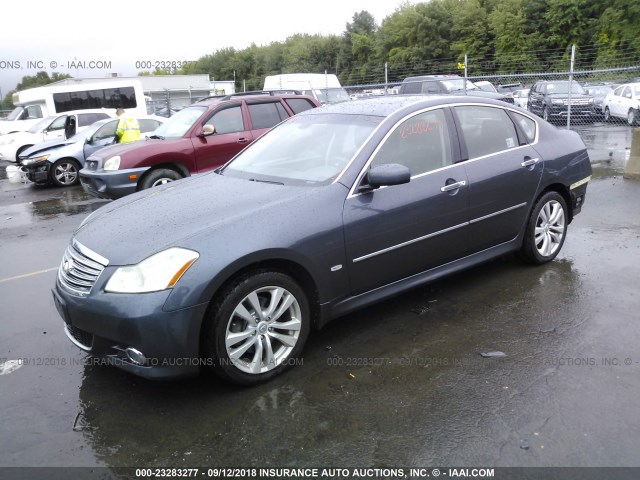 JNKAY01F48M650503 - 2008 INFINITI M35 GRAY photo 2