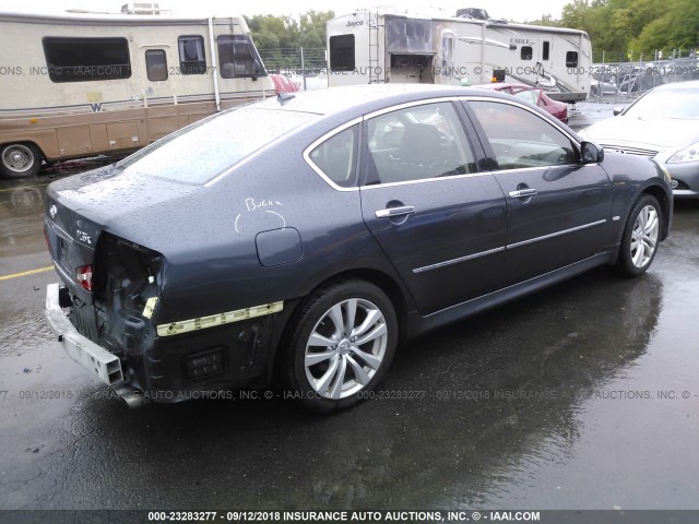 JNKAY01F48M650503 - 2008 INFINITI M35 GRAY photo 4